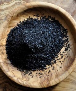 Hawai Salz Black Lava in Holzschale