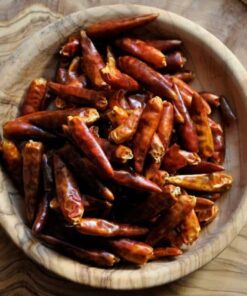Chilli Bird Eye in Holzschale