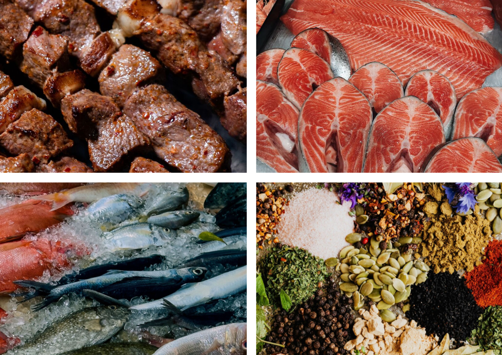 Fleisch-Fisch-Gewürze
